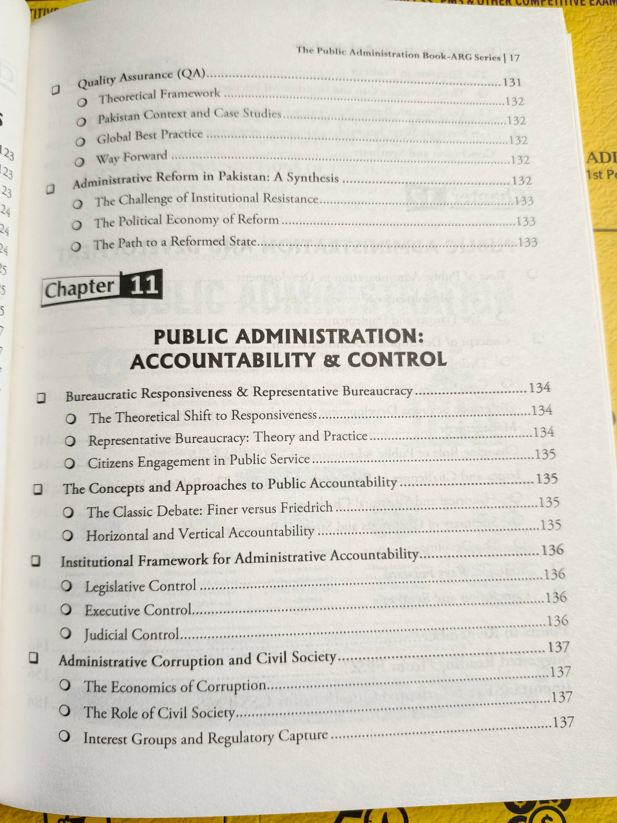 The Public Administration by Adil Riaz Gondal