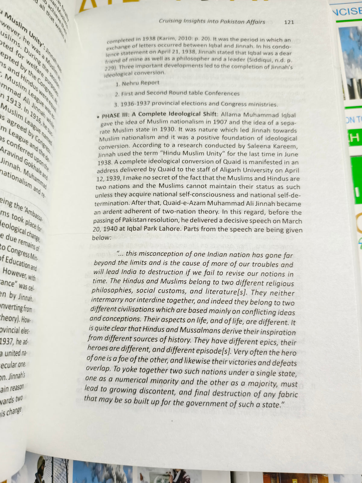 Cruising Insights into Pakistan Affairs: Pre-Partition to Present by Farrukh Sultan